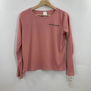 Treasure & Bond Girls Choose Sleep Long Sleeve Crew Neck Size XL NWT